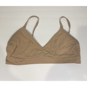 GAP Maternity Nude Nursing Bralette Size XL Breastfeeding‎ Pumping Baby Mother